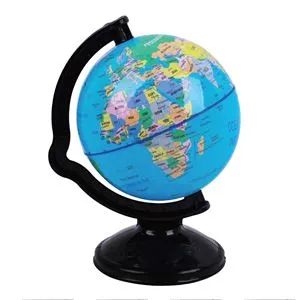 Glob Pământesc Mic, 10.6 cm, Decorativ și Educațional
