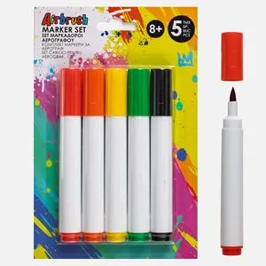 Set Markere Aerograf, 5 buc, Multicolor