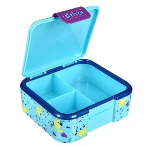 Caserolă cu 3 Compartimente Bleu cu Model Stitch - 1280ml – poza 3