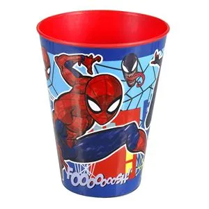 Pahar din plastic pentru copii cu design Spiderman