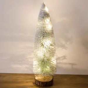 Brad Decorativ de Craciun Verde Nins cu LED 42cm