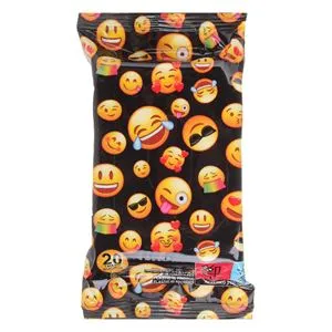 Servetele umede Emoji Aloe Vera Vitamina E, set de 20 buc