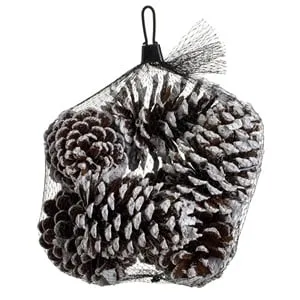 Conuri decorative de Crăciun de mărime mare 13-15cm – poza 3