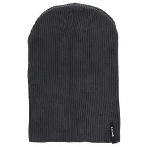 Căciulă Beanie Antracit cu Patch Rubber Sport pentru Bărbați