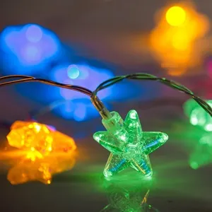Instalare lumini LED stele acrilice cu baterii