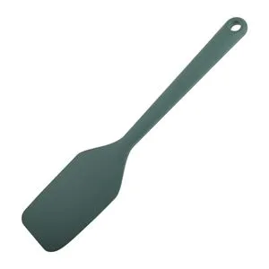 Spatulă din silicon verde petrol cu maner continuu pentru gătit
