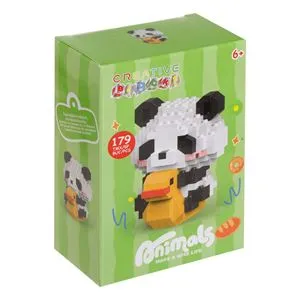 Set de Cuburi pentru Construcție și Creație – Tema Panda