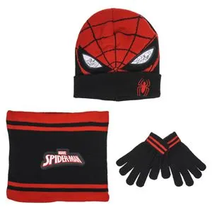 Set Accesorii Iarnă Spiderman pentru Copii 8 Ani