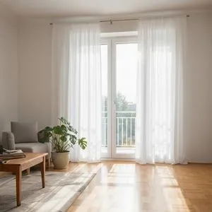 Perdea Decorativă Ecru Oxford – Transparență și Stil