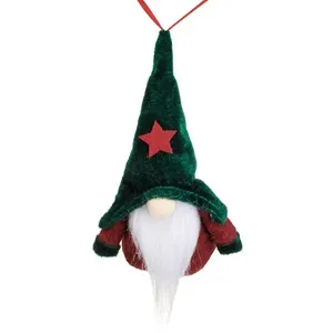 Figurina Gnome de Crăciun cu Caciulă de Blană Artificială – poza 2