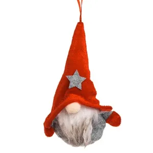 Figurina Gnome de Crăciun cu Caciulă de Blană Artificială – poza 3