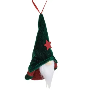 Figurina Gnome de Crăciun cu Caciulă de Blană Artificială – poza 4