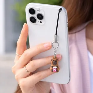 Charm telefon mobil capybara din cauciuc pentru accesorii decorative – poza 3