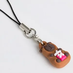 Charm telefon mobil capybara din cauciuc pentru accesorii decorative – poza 4