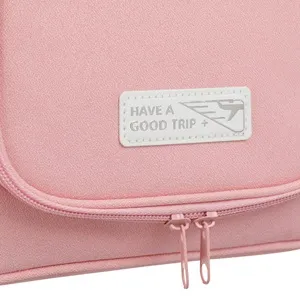 Portfard Roz cu Maner "Have a good trip" 24x9x19cm – poza 5