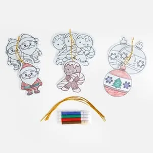 Set Creativ Crăciun: Ornamente din Spumă și Figurine
