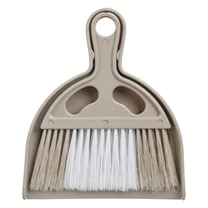 Set Faras și Măturică din Plastic Bej pentru Curățenie – poza 3