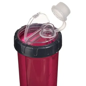 Sticlă de apă portabilă și bol de hrană pentru câini, 300 ml, fucsia – poza 5