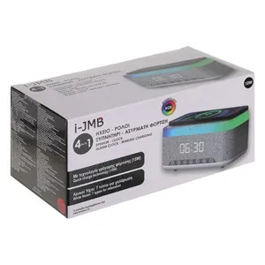 Ceas cu difuzor Bluetooth și încărcare wireless 15W – poza 4