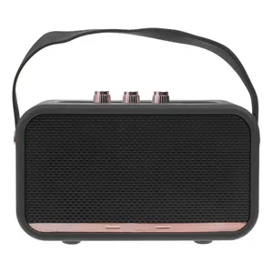 Boxa portabila Bluetooth, Design Retro, 30W, Negru, IP67 – poza 3