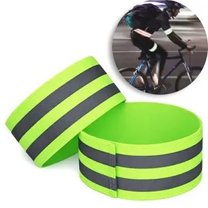 Benzi Reflectorizante pentru Brat și Picior - Set 2 bucăți Verde