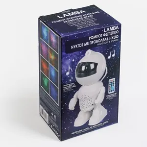 Proiector Astronaut LED cu Telecomandă și Cablu USB, Alb – poza 4