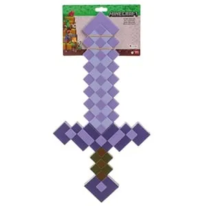 Sabie Minecraft mov lila jucărie pentru copii