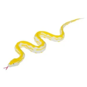 Jucarie stretch sarpe Boa galben 40 cm pentru copii