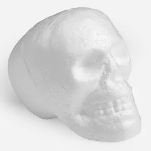 Set de Pictură Craniu 3D, Figurină din Polistiren, 3 Vopsele și Pensulă – poza 3