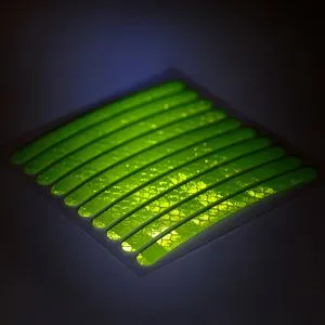 Autocolante reflectorizante verzi 9cm, 20 bucăți pentru mașină și bicicletă