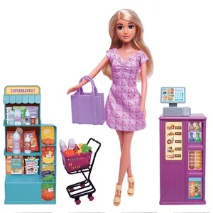 Papusă Manechin la Supermarket cu Accesorii pentru Jocuri și Role-Play