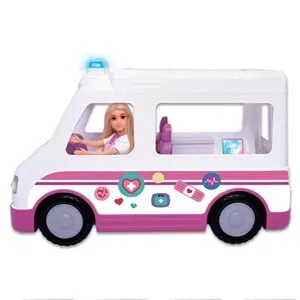 Ambulanță jucărie doctor cu sunete și lumini