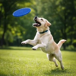 Jucărie Frisbee pentru Câini din Cauciuc Albastru Ø20 cm