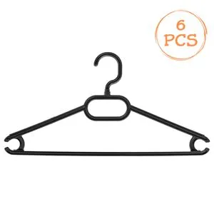 Umerase din Plastic, Negre, 41x21cm, Set 6 buc
