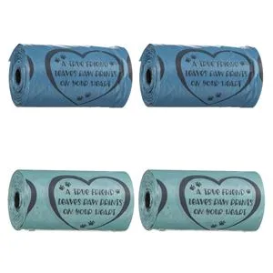 Pungi Igienice PET pentru igiena animalelor - Set de 4 role