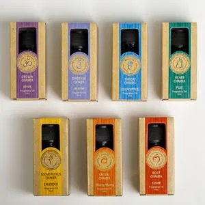 Set Uleiuri Parfumate Chakra, 7 x 10 ml, Ambalaj Cadou