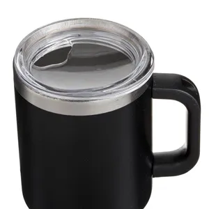 Cana termos mini otel inoxidabil negru 135ml cu maner – poza 4