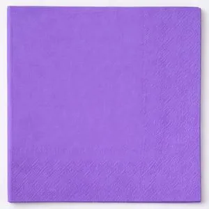 Servetele de masa mov, 2 straturi, 33x33cm, 20 buc
