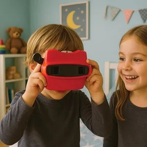 Dispozitiv 3D Viewer cu Disc de Animale din Jungla pentru Educație