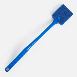 Perie de curățat acvariu, mâner lung, 40 cm, albastru – poza 3