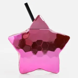 Pahar 3D cu model stea și detalii reliefate