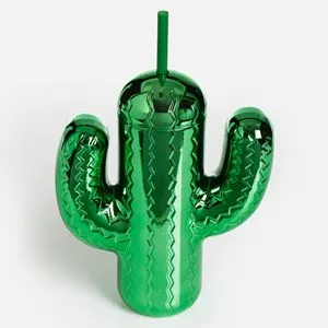 Pahar 3D în Forma de Cactus, Detalii în Relief