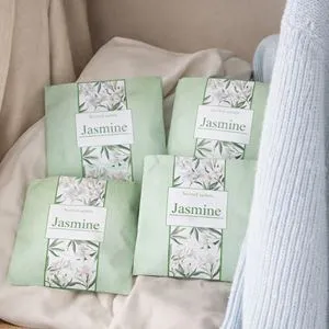 Pliculete parfumate cu iasomie set 4 bucati verde
