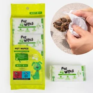 Mini Șervețele Umede pentru Animale de Companie cu Aloe și Mușețel