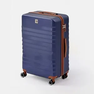 Troler de Calatorie Albastru 58L cu Roți Duble