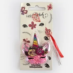 Martisor cu Cap de Unicorn și Stelute Roz pentru Primăvara