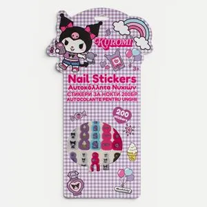 Autocolante pentru unghii set 200 buc model Kuromi