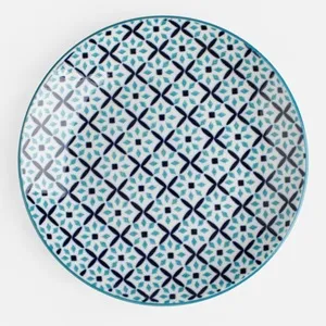 Farfurie pentru desert din ceramică cu modele geometrice – poza 3
