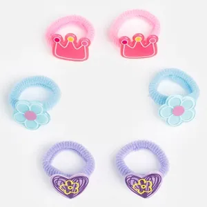 Elastice de Par Frotte pentru Copii cu Accesorii Decorativ - Set 6 Bucăți – poza 2