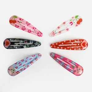 Clame Par Metalice Multicolor pentru Copii cu Fructe